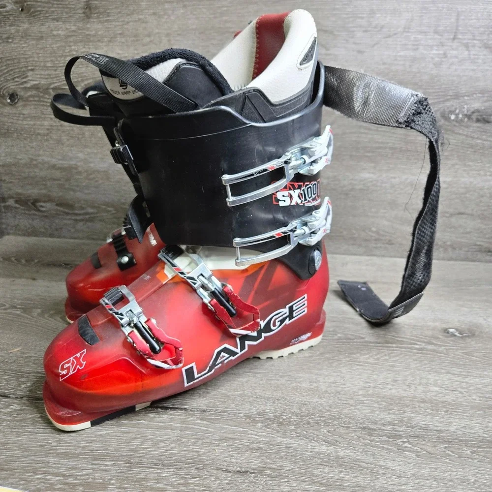 Lange SX 100 Alpine Ski Boots – Red/Black 27.5 LANGÉ